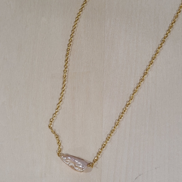 🎉🎉NEW🎉🎉 BEAUTIFUL!! Simple Pink Freshwater Pearl Necklace - Picture 3 of 13